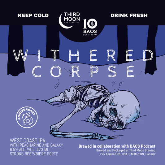 West Coast IPA - 4-pk of "Withered Corpse" 473mL cans