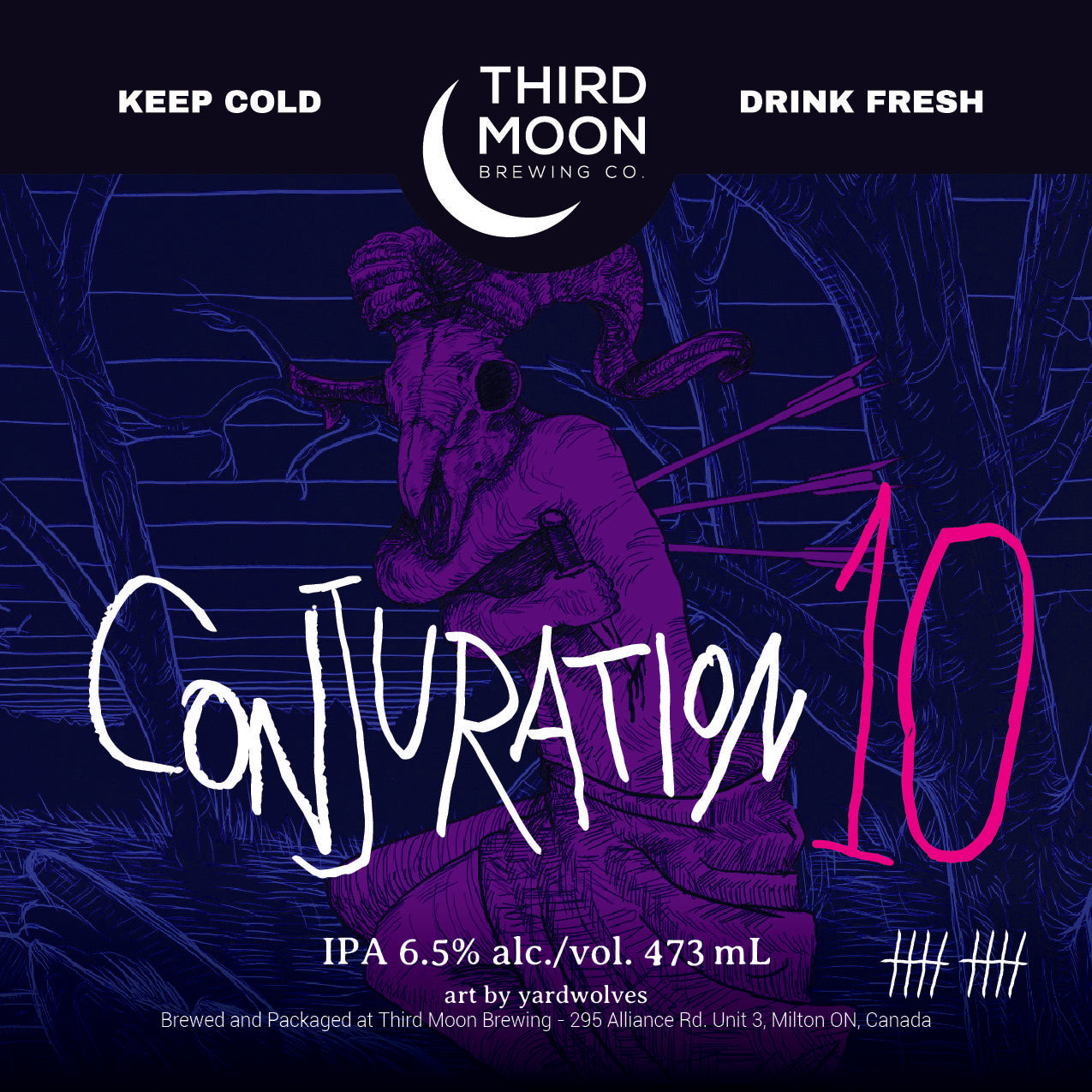 IPA - 4-pk of "Conjuration 10" tall cans