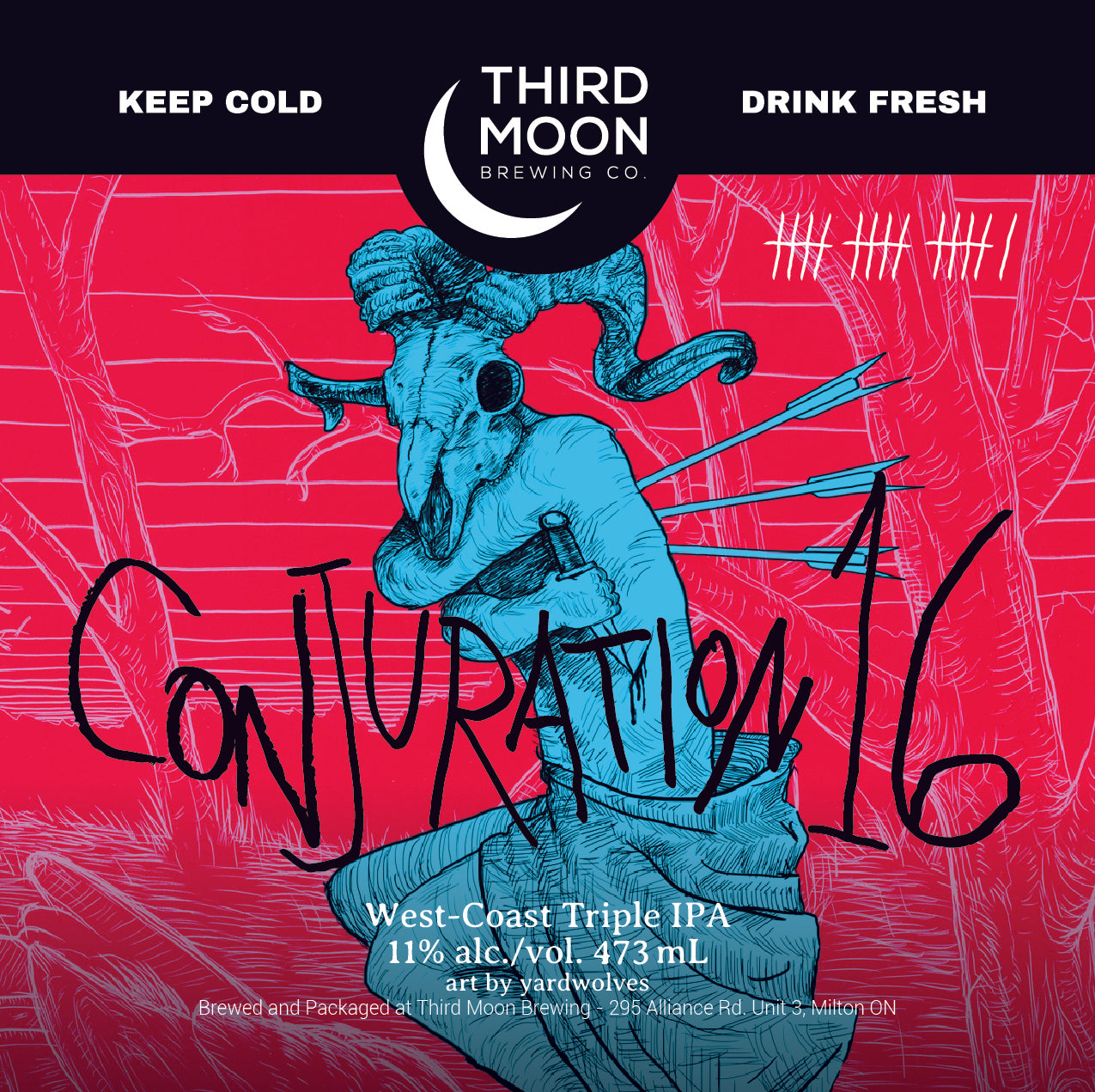 Triple IPA - 4-pk of "Conjuration 16" tall cans
