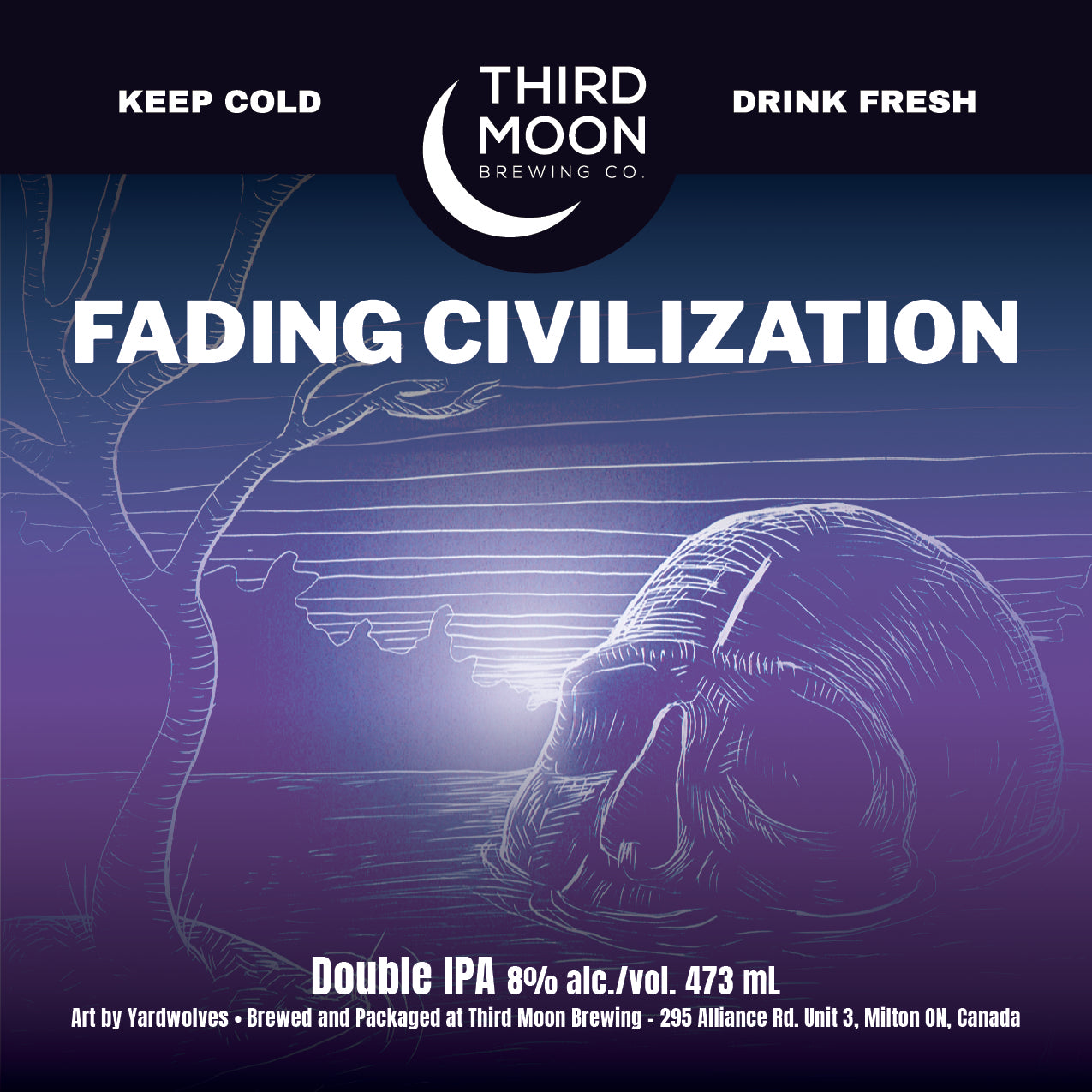 Double IPA - 4-pk of "Fading Civilization" tall cans