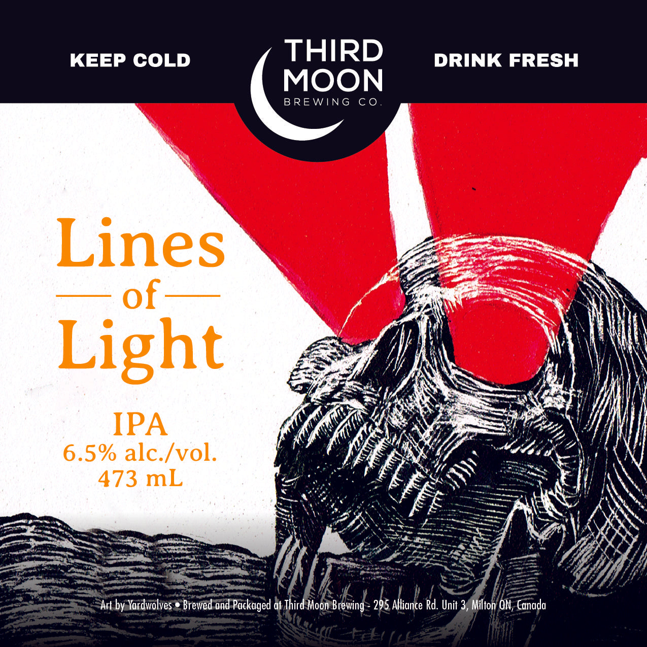 IPA - 4-pk of "Lines Of Light" tall cans