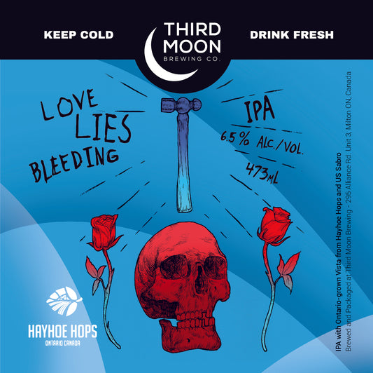 IPA - 4-pk of "Love Lies Bleeding (Vista Blue)" tall cans