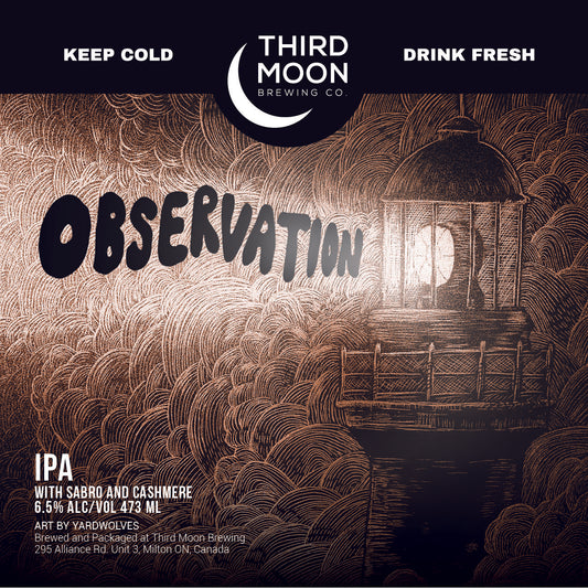 IPA - 4-pk of "Observation (Sabro/Cashmere)" tall cans
