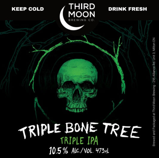 Triple IPA - 4-pk of "Triple Bone Tree" tall sleek cans