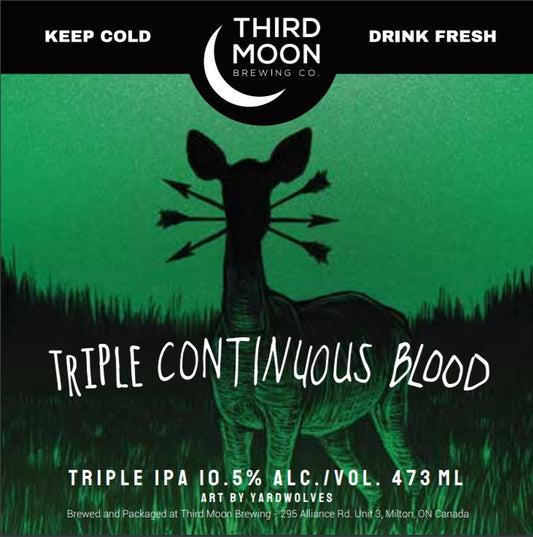 Triple IPA - 4-pk of "Triple Continuous Blood" tall cans
