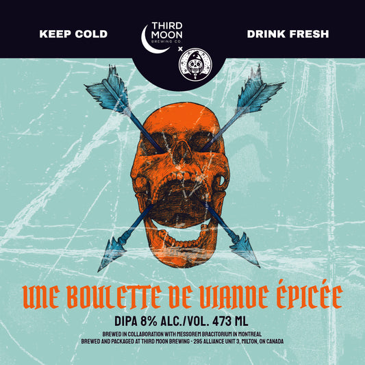 Double IPA - 4-pk of "Une Boulette de Viande Epicee" tall cans